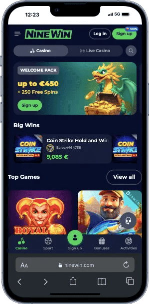 Ninewin Casino Download Mobiele App